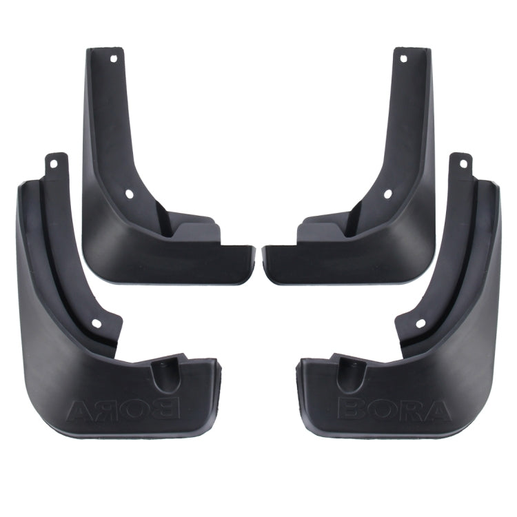 4 PCS Car Auto Semi-Rigid PVC Splash Flaps Mudguards Fender Guard for Volkswagen 2016 Version Bora