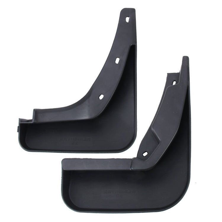 4 PCS Car Auto Semi-Rigid PVC Splash Flaps Mudguards Fender Guard for Audi A6L 2012 Version