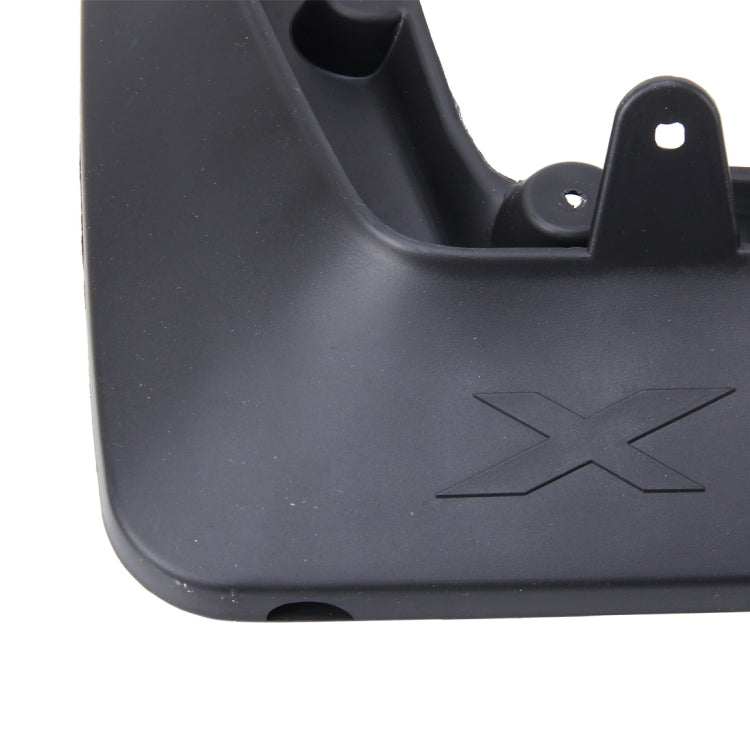 4 PCS Car Auto Semi-Rigid PVC Splash Flaps Mudguards Fender Guard for BMW X1