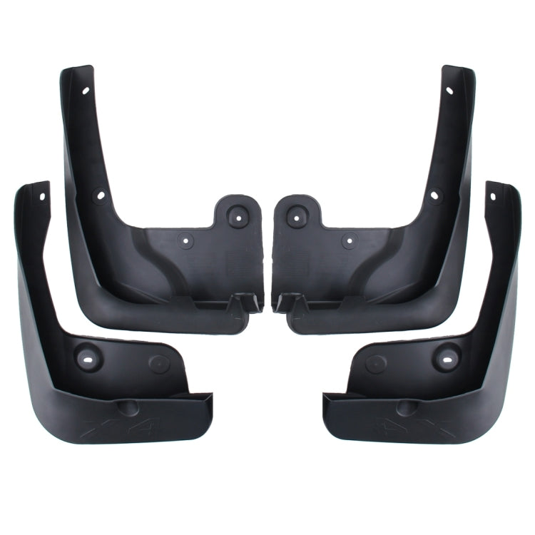 4 PCS Car Auto Semi-Rigid PVC Splash Flaps Mudguards Fender Guard for BMW X4