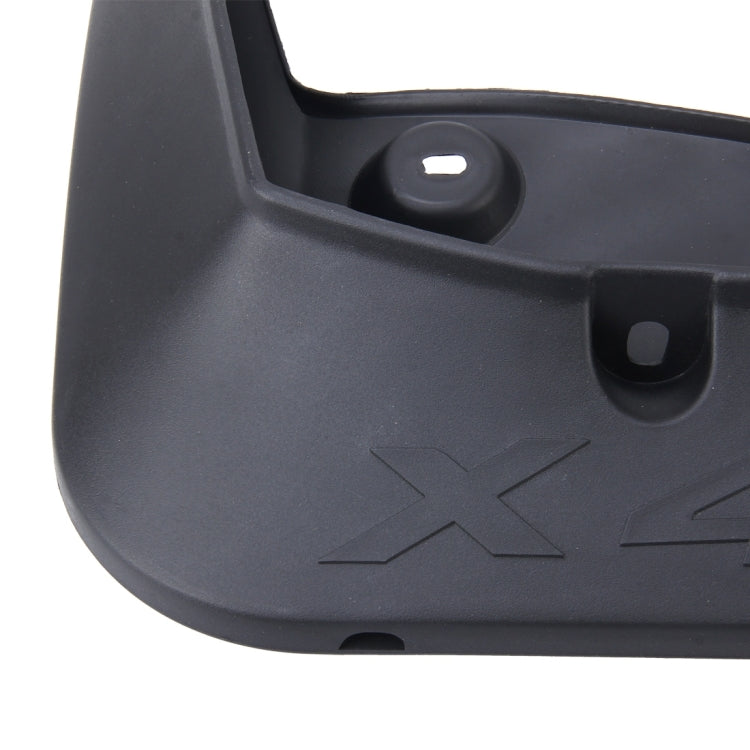 4 PCS Car Auto Semi-Rigid PVC Splash Flaps Mudguards Fender Guard for BMW X4