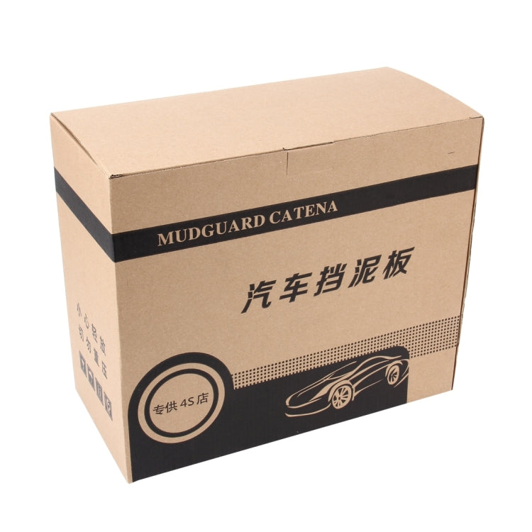 4 PCS Car Auto Semi-Rigid PVC Splash Flaps Mudguards Fender Guard for Toyota RAV4-2.0 2009 Version