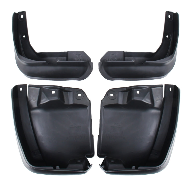 4 PCS Car Auto Semi-Rigid PVC Splash Flaps Mudguards Fender Guard for Honda Civic 2012 Version