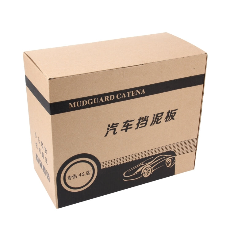 4 PCS Car Auto Semi-Rigid PVC Splash Flaps Mudguards Fender Guard for Honda Civic 2012 Version