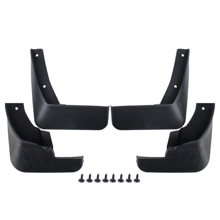 4 PCS Car Auto Semi-Rigid PVC Splash Flaps Mudguards Fender Guard for Toyota 2014 Version Vios