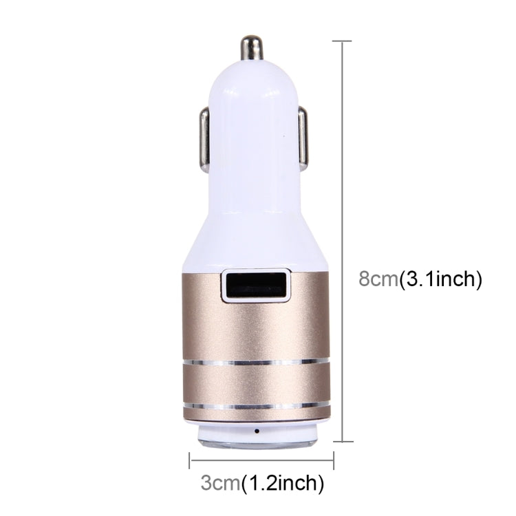 CE & RoHS Certificated 2.4A Single USB Port Car Charger for Smartphones & Tablets & Cameras & PSP & PDA & GPS & MP3 & MP4 and other USB-charged Devices with Bluetooth Earphone