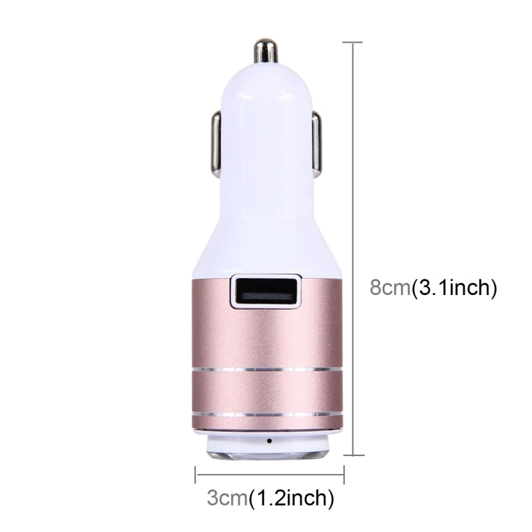 CE & RoHS Certificated 2.4A Single USB Port Car Charger for Smartphones & Tablets & Cameras & PSP & PDA & GPS & MP3 & MP4 and other USB-charged Devices with Bluetooth Earphone