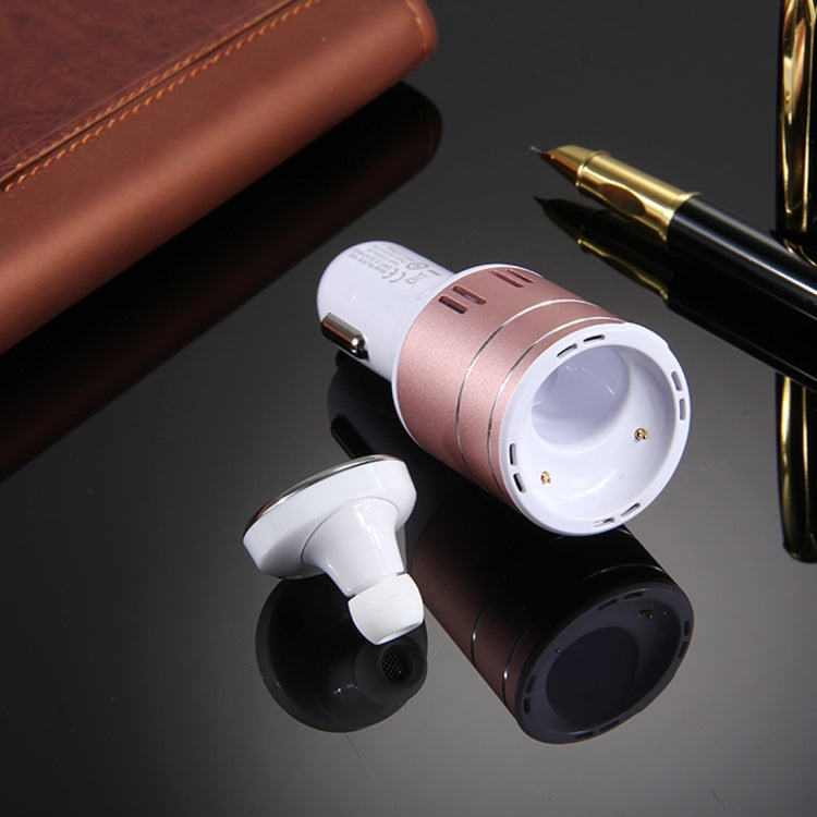 CE & RoHS Certificated 2.4A Single USB Port Car Charger for Smartphones & Tablets & Cameras & PSP & PDA & GPS & MP3 & MP4 and other USB-charged Devices with Bluetooth Earphone