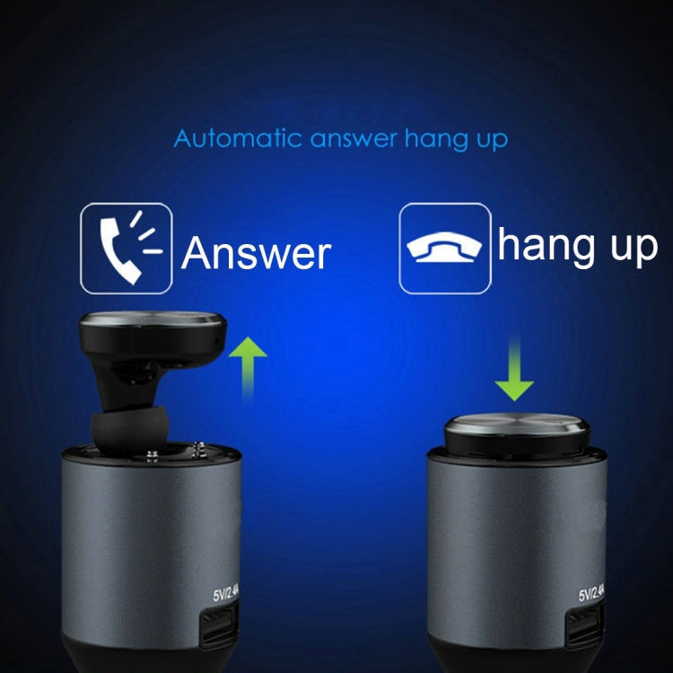 CE & RoHS Certificated 2.4A Single USB Port Car Charger for Smartphones & Tablets & Cameras & PSP & PDA & GPS & MP3 & MP4 and other USB-charged Devices with Bluetooth Earphone