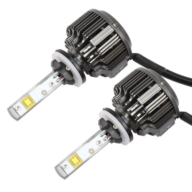 2 PCS K7 880/881 30W 3600 LM 6000K Waterproof IP68 Car Headlight with 2 CREE Lamps, DC 9-36V(White Light)