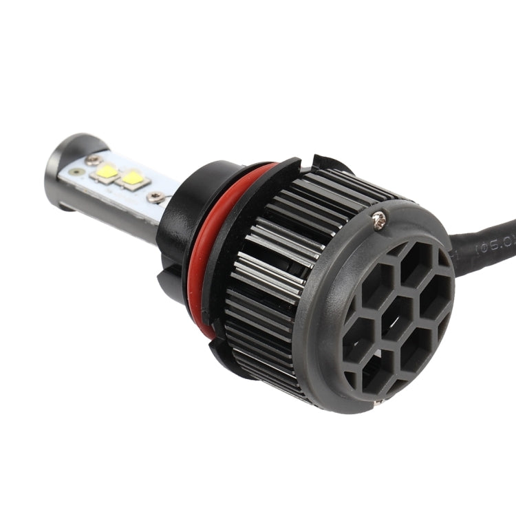 2 PCS K7 9004 30W 3600 LM 6000K Waterproof IP68 Car Headlight with 2 CREE Lamps, DC 9-36V(White Light)