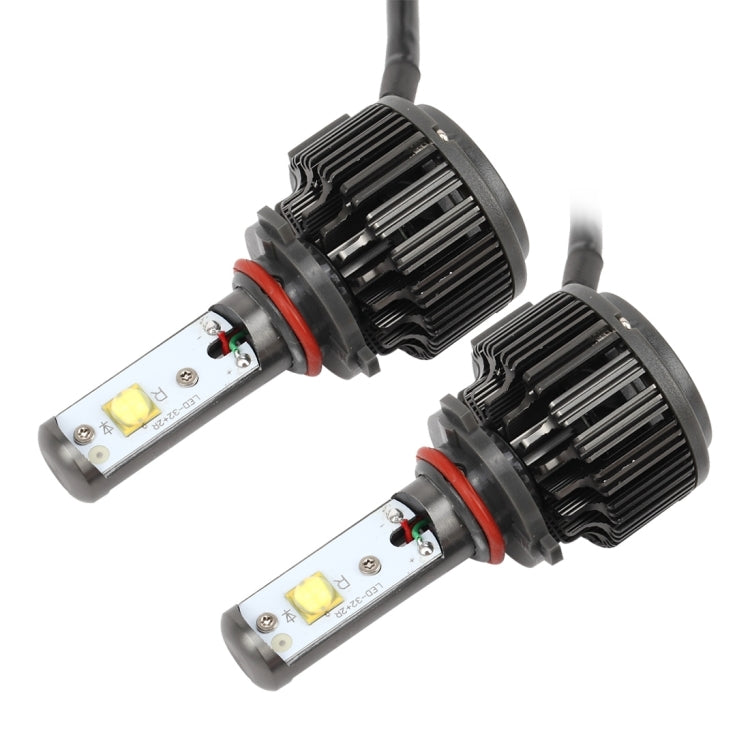 2 PCS K7 9005 30W 3600 LM 6000K Waterproof IP68 Car Headlight with 2 CREE Lamps, DC 9-36V(White Light)