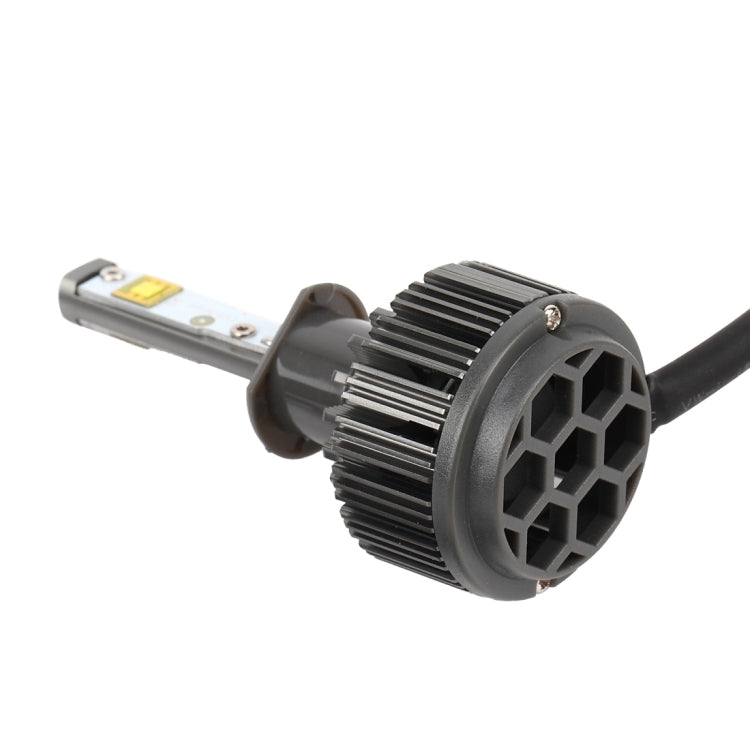 2 PCS K7 H1 30W 3600 LM 6000K Waterproof IP68 Car Headlight with 2 CREE Lamps, DC 9-36V(White Light)