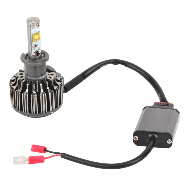 2 PCS K7 H3 30W 3600 LM 6000K Waterproof IP68 Car Headlight with 2 CREE Lamps, DC 9-36V(White Light)