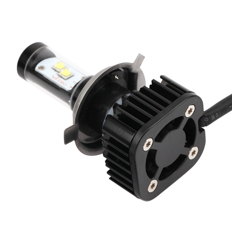 2 PCS K8 H4 40W 4000 LM 6000K Car Headlight with 4 CREE Lamps, DC 9-36V(White Light)