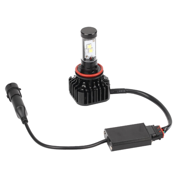 2 PCS K8 H7 40W 4000 LM 6000K Car Headlight with 4 CREE Lamps, DC 9-36V(White Light)