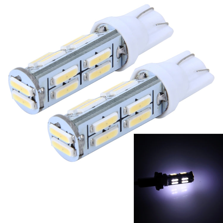 2 PCS T10 2W 150 LM 7000K Car Clearance Light with 14 SMD-7014 Lamps, DC 12V (Cool White)