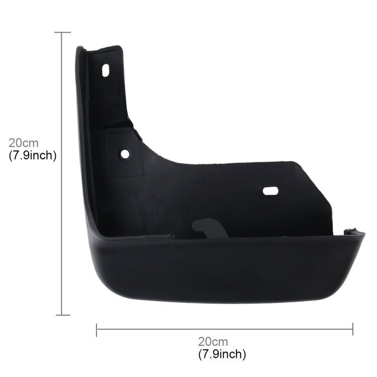 4 PCS Car Auto Semi-Rigid PVC Splash Flaps Mudguards Fender Guard for Honda 2.4