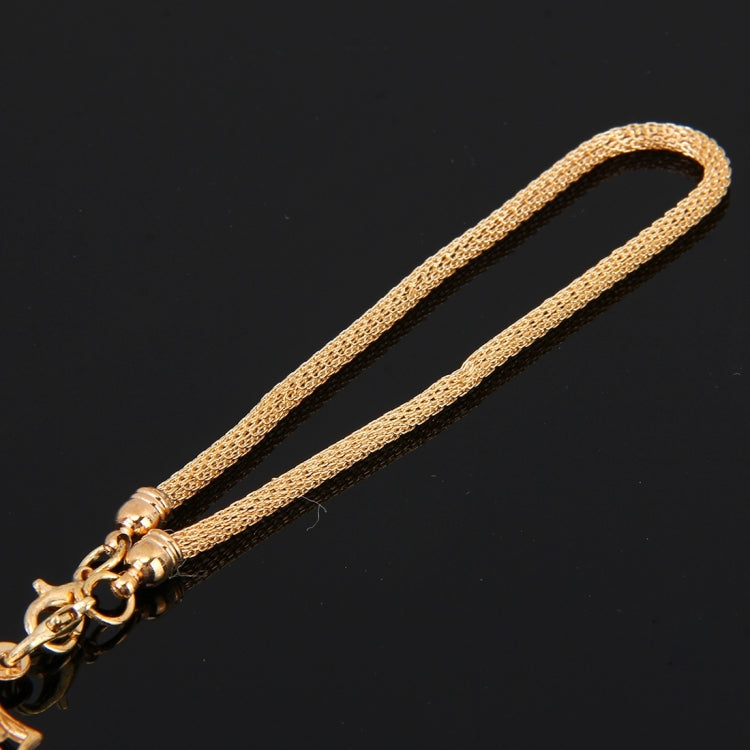 One Head Lovely Ornaments Metal Crystal Flower Diamond Crown Style Hanging Decoration For Car And Household