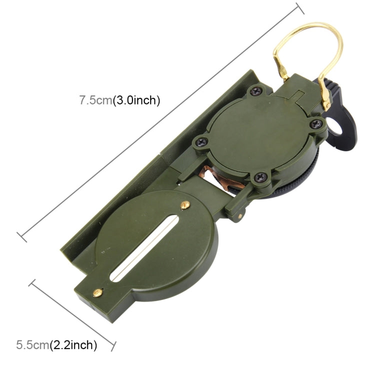 Outdoor Camping Hiking Emergency Portable Metal Case Compass