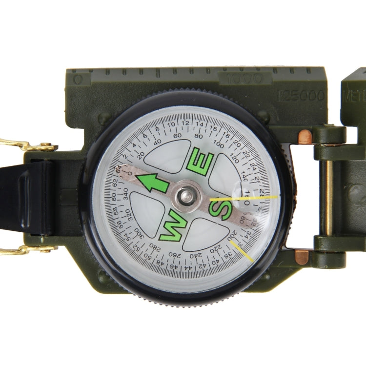 Outdoor Camping Hiking Emergency Portable Metal Case Compass