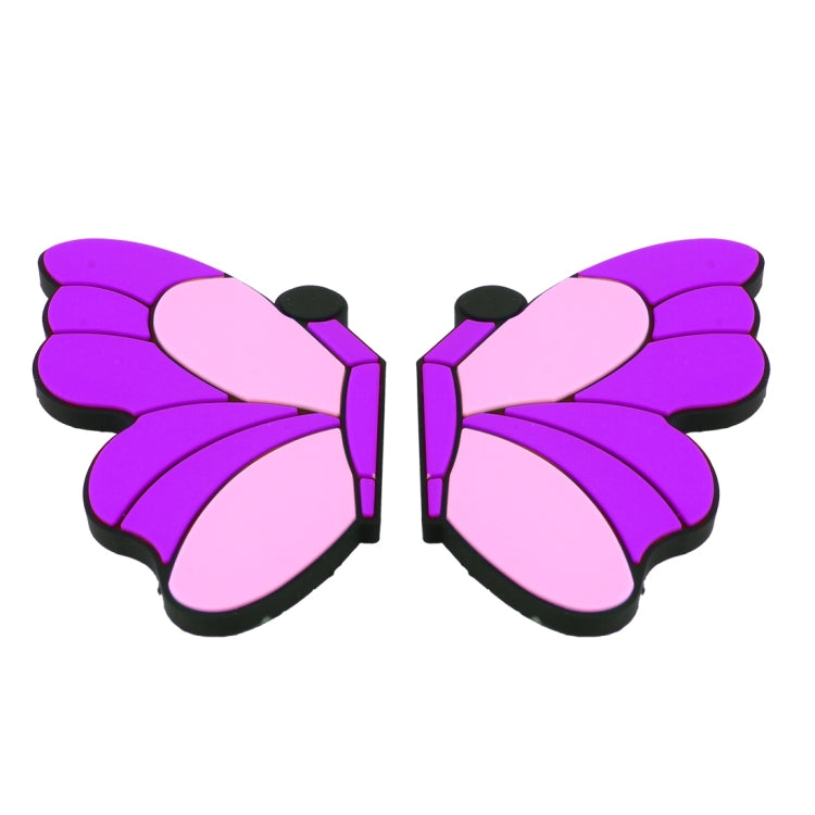 8 PCS Butterfly Shape Cartoon Style PVC Car Auto Protection Anti-scratch Door Guard Decorative Sticker