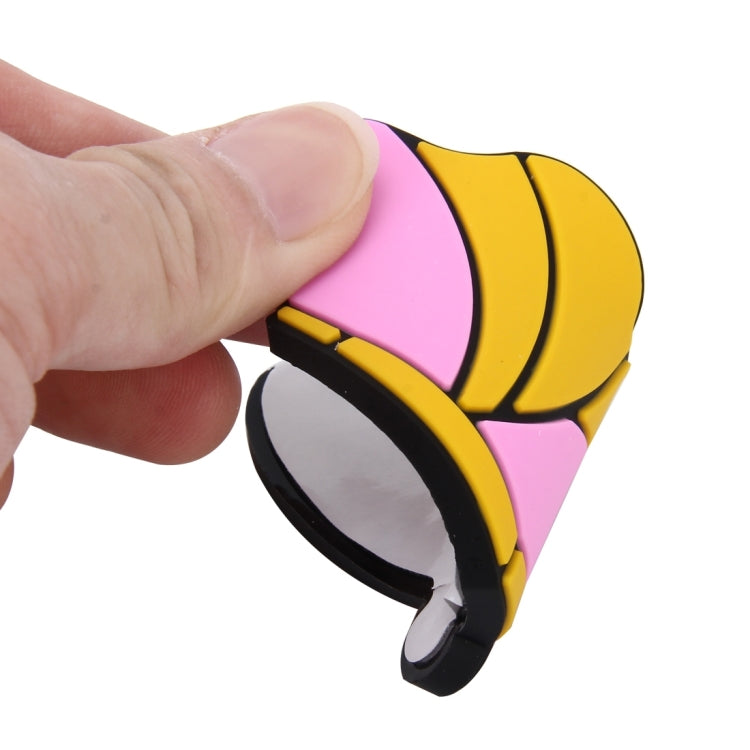 8 PCS Butterfly Shape Cartoon Style PVC Car Auto Protection Anti-scratch Door Guard Decorative Sticker