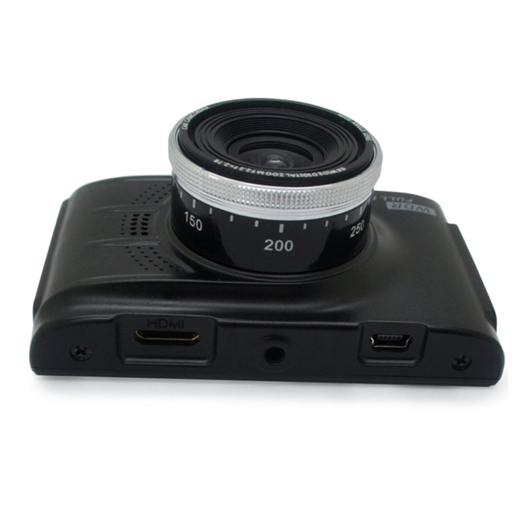 MX1 3 inch TFT Screen Car Recorder Camera 170 Degree Wide Angle Viewing, Support TF Card / Loop Recoding / Motion Detection / Microphone / Speaker / M-JEPG / LED Indicator/G-Sensor