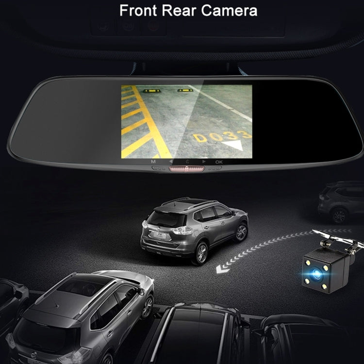V30P Display Rearview Mirror Vehicle DVR, Support Loop Recording/ Motion Detection / Night Vision / TF Card / G-Sensor/ Parking Reporting / ADAS