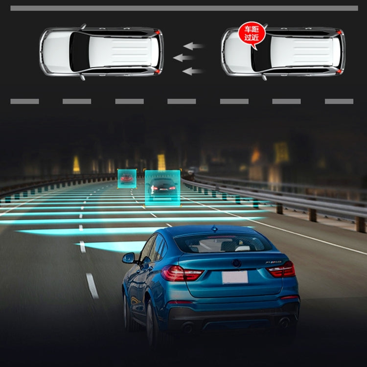 V30P Display Rearview Mirror Vehicle DVR, Support Loop Recording/ Motion Detection / Night Vision / TF Card / G-Sensor/ Parking Reporting / ADAS