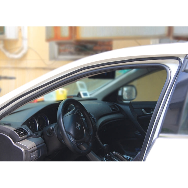 4m B Shape Car Decorative Strip Rubber Chrome Decoration Strip Door Seal Window Seal