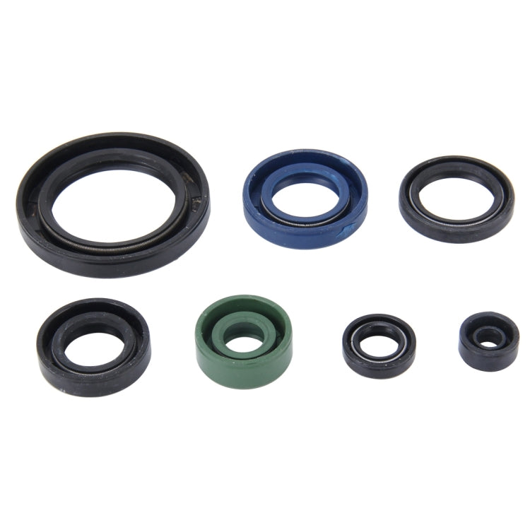 7 PCS Motorcycle Rubber Engine Oil Seal Kit for CBT-125