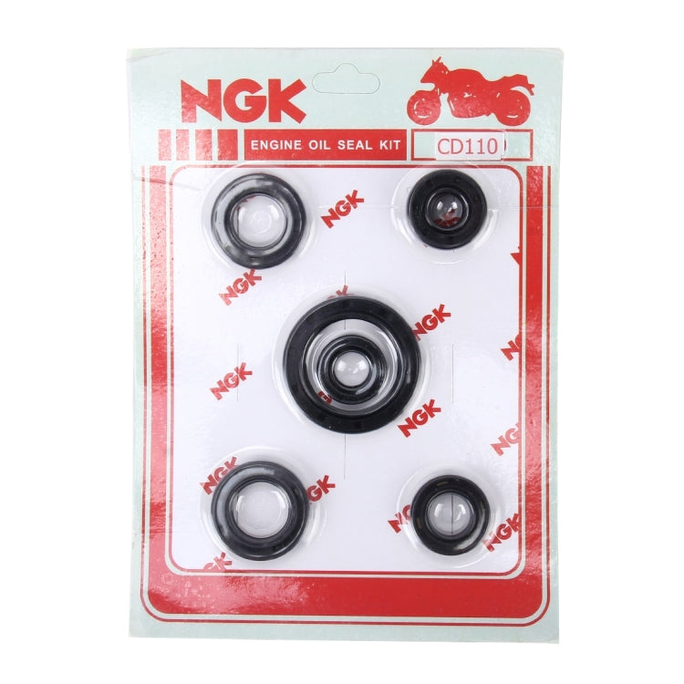 6 PCS Motorcycle Rubber Engine Oil Seal Kit for CD110