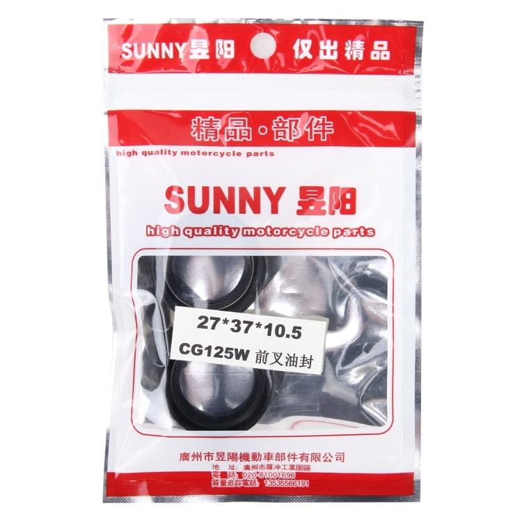2 PCS Motorcycle Rubber Front Fork Damper Oil Seal Kit for CG125W