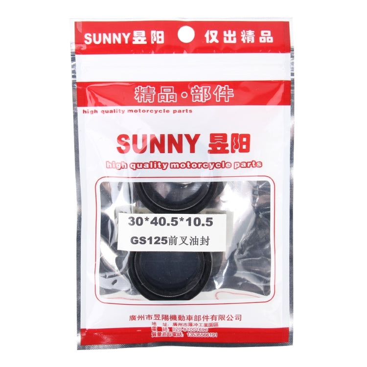 2 PCS Motorcycle Rubber Front Fork Damper Oil Seal Kit for GS125