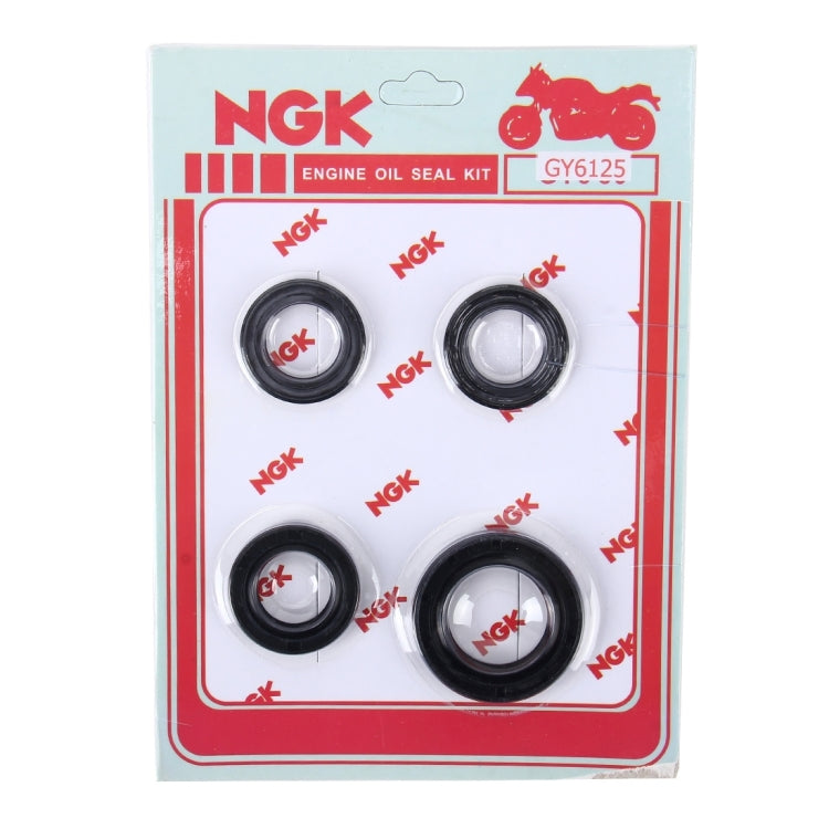 4 PCS Motorcycle Rubber Engine Oil Seal Kit for GY6125
