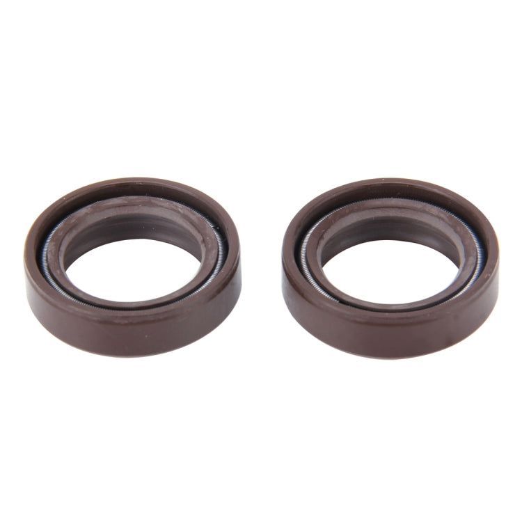 2 PCS Motorcycle Rubber Front Fork Damper Oil Seal Kit for JH70
