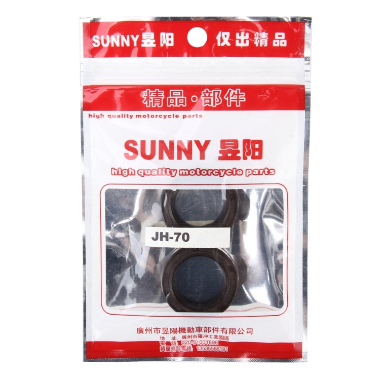 2 PCS Motorcycle Rubber Front Fork Damper Oil Seal Kit for JH70