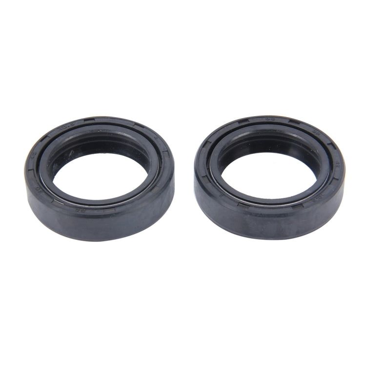 2 PCS Motorcycle Rubber Front Fork Damper Oil Seal Kit for NF125