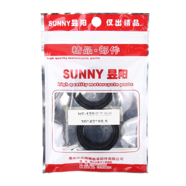 2 PCS Motorcycle Rubber Front Fork Damper Oil Seal Kit for NF125