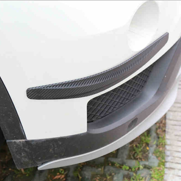 2 PCS Universal Car Body Carbon Fiber Bumper Guard Protector Sticker/Car Crash Bar Bumper Strips /Car Crash Strips/Anti-rub Strips/Anti-rub Bar