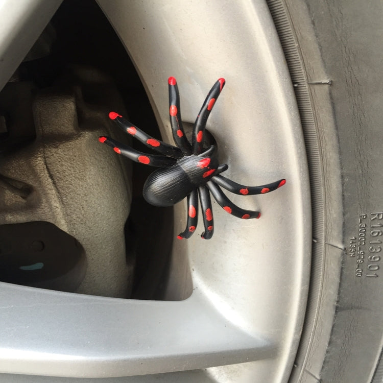 4 PCS Universal Spider Shape Car Motor Bicycle Tire Valve Caps