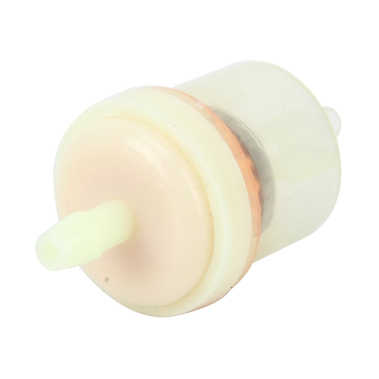 10 PCS Motorcycle Yellow Cylinder Shape Gas Inline Fuel Filter for CG125