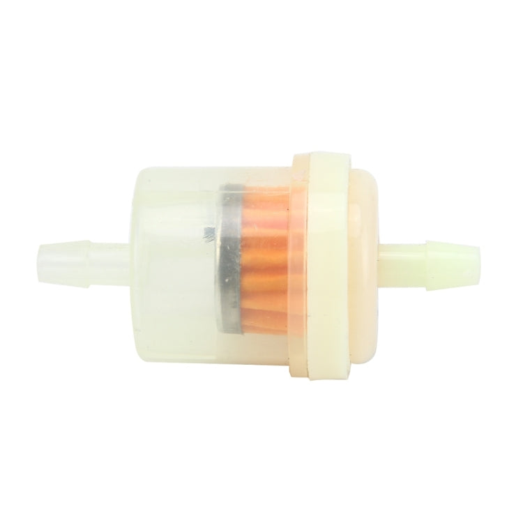 10 PCS Motorcycle Yellow Cylinder Shape Gas Inline Fuel Filter for CG125