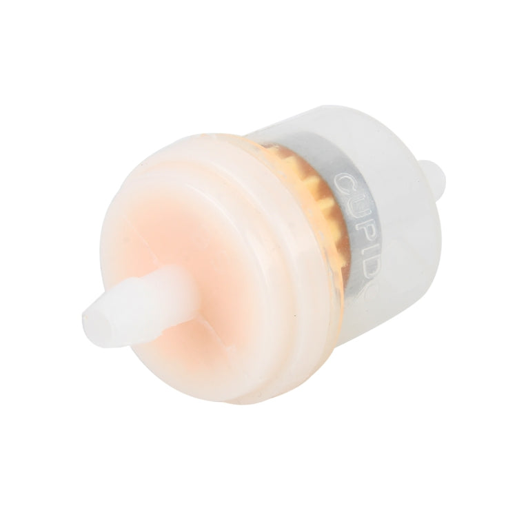 10 PCS Motorcycle Yellow and Red Cylinder Shape Gas Inline Fuel Filter for CG125