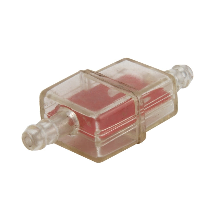 10 PCS Motorcycle Red Cuboid Shape Gas Inline Fuel Filter for CG125