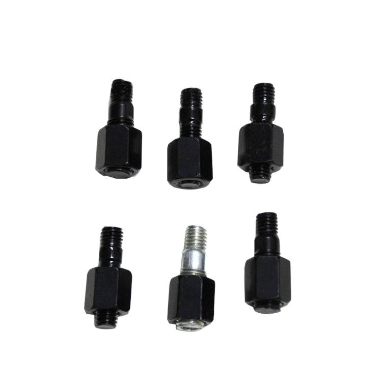 2 PCS Motorcycle Universal ABS Shell Holder Rhombus Shape Rear View Mirror