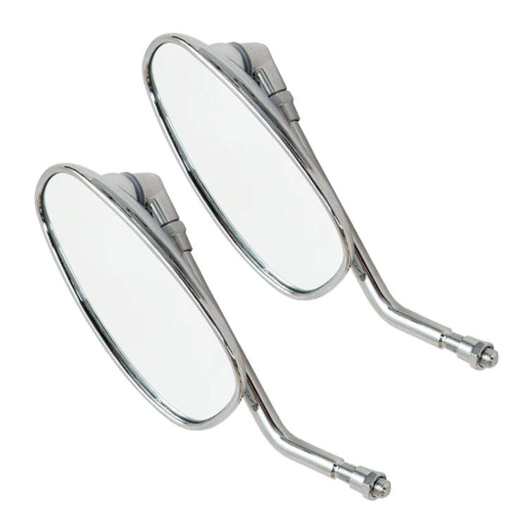 2 PCS Motorcycle Universal Metal Shell Holder Rear VIew Mirror for HJ125