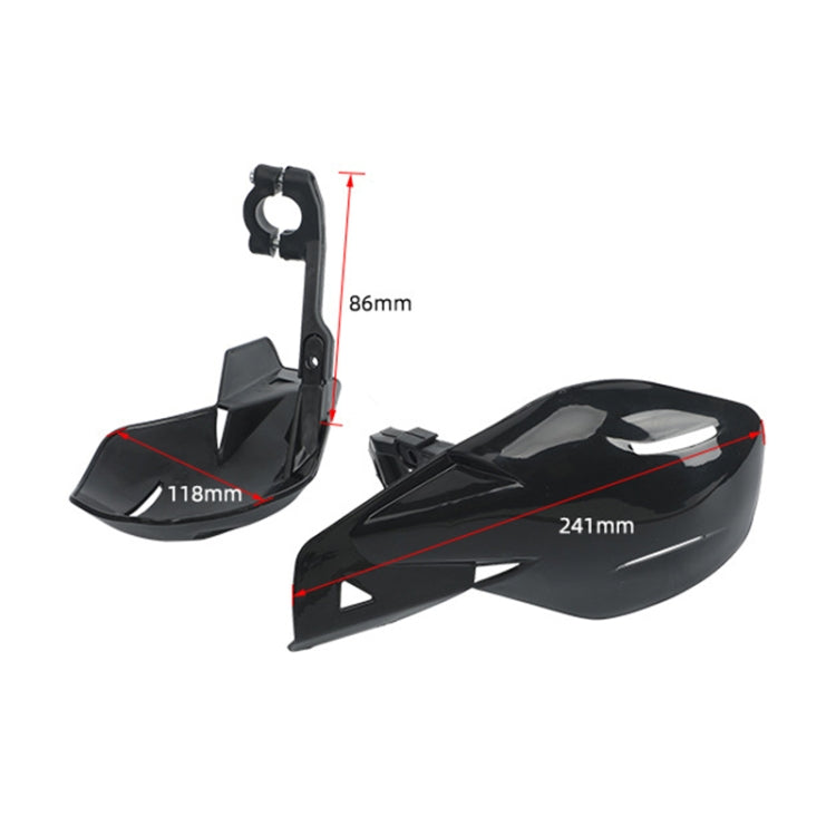 2 PCS Motorcycle Universal ABS Handle Wind-block Handguard