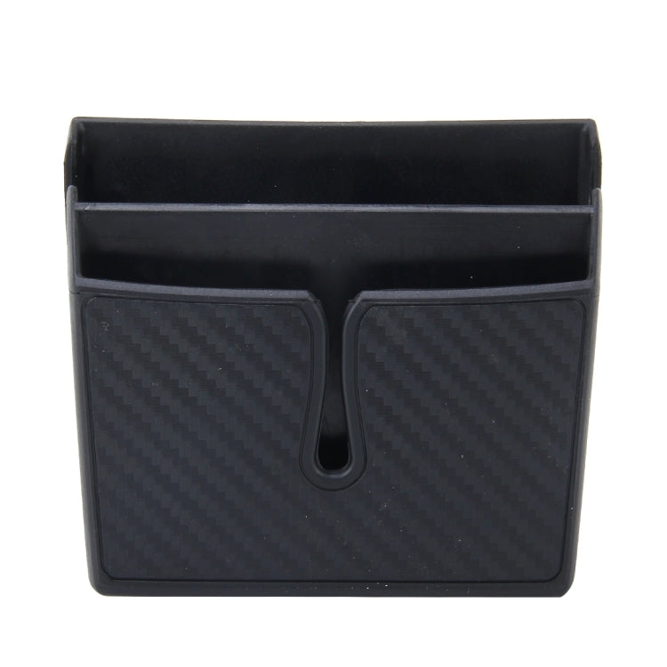 Car EVA Carrying Organizer Storage Double-layer Sticker Bag for Phone Coin Key and Other Small Items(Small Size)